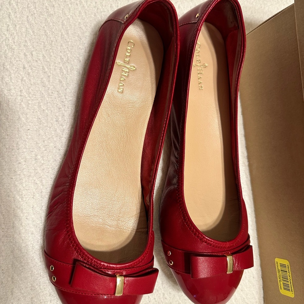Cole Haan Women's ‘Air Monica’ Red Ballet Flats